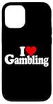 Coque pour iPhone 12/12 Pro I LOVE HEART GAMBLING CASINOS PARIS TRADING LAS VEGAS