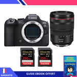 Canon EOS R6 Mark II + RF 24-105mm f/4 L IS USM + 2 SanDisk 256GB Extreme PRO UHS-II SDXC 300 MB/s + Ebook ""Devenez Un Super Photographe"" - Appareil Photo Canon