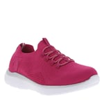 Baskets basses FEMME RIEKER® fuchsia et à slip-on