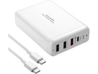 Connectique Novodio USB-C Multiport Charger + câble - Chargeur iPhone / MacBook Pro 75W