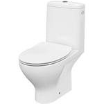 Moduo - wc à poser avec abattant SoftClose, sortie par arrière, remplissage latéral, CleanOn, blanc K116-001 - Cersanit