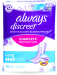 Always Discreet Pads Long 10 pack