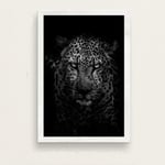 RuYun Canvas Painting Black And White Wild Animal Pictures On The Wall Posters And Prints Nordic Decoration Home 50x75cm No Frame