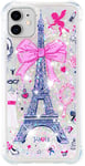 Trolsk Liquid Glitter Cover - Paris (iPhone 11 Pro) - telefon etui