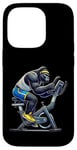 iPhone 14 Pro Gorilla on Exercise Bike Gym Fitness Workout Training Case