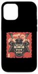 iPhone 12/12 Pro Oni Yokai Devil Mask Japanese Art Samurai Ukiyo-e Case