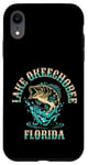 Coque pour iPhone XR Lac Okeechobee Floride USA motif pêche sur le devant et le dos