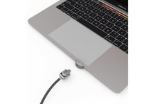 COMPULOCKS Ledge Lock Adaptor for MacBook Pro 13" M1 & M2 with Keyed Cable Lock - sikkerhetssporlåsadapter