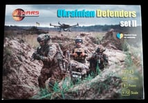 1 grappe de figurines au 1/72. MARS 72143, Défenseurs Ukrainiens Modernes set 2.