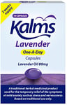 Kalms Lavender - One-a-day - 14 capsules - A Traditional Herbal Medicinal Product Used for the Temporary Relief of the Symptoms of Mild Anxiety Such as Stress and Nervousness