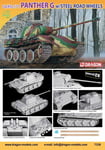 Dragon 7339 Panther G W/Steel Tank Scale 1/72 Hobby Plastic Kit NEW