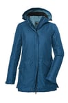 killtec Femme Veste d'extérieur/veste fonctionnelle 3 en 1 avec capuche amovible et veste matelassée zippée KOW 17 WMN JCKT, dark blue, 40, 39700-000