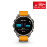 fenix 8 – 47 mm, AMOLED, Sapphire, Titanium, smartklokke, unisex