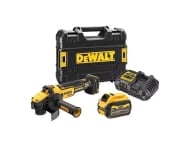 Meuleuse d'Angle à Vitesse Variable 125 mm XR 18V ADVANTAGE DEWALT 6Ah Li-Ion Brushless Interrupteur à Glissière - DCG409VST1-QW