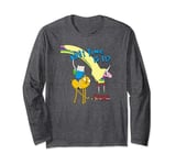 Adventure Time Finn and Jake Rainicorn Time Long Sleeve T-Shirt