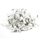 70 Lot de 8 mm Dia câble électrique Cercle Nail Clips en plastique blanc