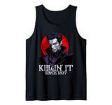 Funny Gothic Dracula Vampire for Book Lovers and Nerds Tank Top