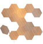 Nanoleaf Elements - Paneler med träutseende Starter Kit 13 paneler b