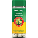 Møllers Pharma D-vitamin &amp; C-vitamin tabletter - 100 stk