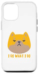 Coque pour iPhone 15 Pro Chien jaune l Do What | Do Funny Sarcastic Crazy