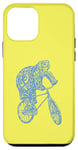 Coque pour iPhone 12 mini Vélo Tortue Drôle Biker Reptile Vélo Cool Bike