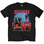 Rockoff Trade Men's Rush Moving Pictures Tour T - Shirt, Black, X-Large