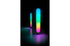 Trio Lighting Game LED bordslampa 2-pack svart RGB - Sängbordslampa Svart