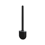 Serbia - 1PC noir Brosse Toilette Silicone,Brosse Toilettes WC,Brosse wc Silicone et SupportsAvec des Poils Doux et Une Poignée Antidérapante Brosse