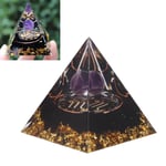 5 cm Orgonitpyramid för positiv energihealing Kristallpyramid Meditation Orgonitpyramid Chakra Zodiak Energikälla Skorpion