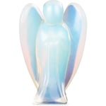 Skyddsängel Healing Crystal Figur 2 Tum Carvad Opalit Gem