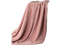 Eurofirany Design 91 Cindy4 Mjuk Och Mjuk Pläd, 170X210 Cm, Färg: Rosa