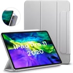 ESR Rebound Magnetic Trifold Smart Case - iPad Pro 11" 2018 and 2020 Silver