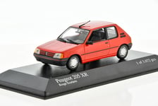 PEUGEOT 205 XR Red 1988 1/43 MINICHAMPS 400112370