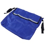 (Blue)Wheelchair Handrail Bag Wheelchair Storage Bag Accessory Hanging Bag GG RE