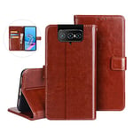 Hülle® Wallet Flip Case Compatible for Asus Zenfone 7 Pro ZS671KS/Asus Zenfone 7 ZS670KS(Pattern 8)