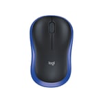 Logitech Mouse M185 Wireless, Blue/ black New