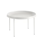 HAY - Tulou Coffee Table - Off-White - Ø55 cm - Soffbord - GamFratesi - Vit - Metall