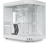 HYTE Y70 E-ATX Mid-Tower PC Case - Snow White, White