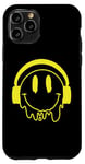 Coque pour iPhone 11 Pro Sourire jaune fondant drôle souriant visage dégoulinant mignon