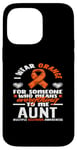 Coque pour iPhone 14 Pro Max Porter Orange For Means Everything Aunt MS Awareness