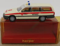 MICRO HERPA HO 1/87 OPEL OMEGA CARAVAN NOTARZT MALTESER POMPIERS #4122 IN BOX