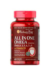 Puritan's Pride - All In One Omega 3, 5, 6, 7 & 9 with Vitamin D3 - 60 Softgels