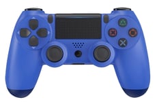 PS4 for controller, wireless PS4 Bluetooth joystick for PS4 controller, suitable for the Playstation 4 gamepad, with stereo headphone jack blue