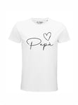 All You Can Tee T-Shirt Papa White T-Shirt Unisexe - Adulte (Paquet de 1)