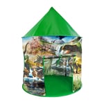 Indoor Outdoor Kids Baby Pop Up Play Tent Cute Dinosaur Boys Playhouse