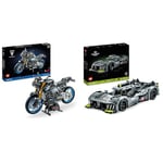 LEGO 42159 Technic Yamaha MT-10 SP, Kit de Maquette de Moto pour Adultes, Réplique & 42156 Technic Peugeot 9X8 24H Le Mans Hybrid Hypercar, Maquette de Voiture de Course de Noël, Niveau Avancé