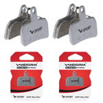 2 PAIRS Hope Mono Mini, Vandorm V-SPORT SEMI METALIC Disc Brake Pads