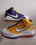 NIKE LEBRON VII QS ,,Media Day'' LAKERS SIZE UK 5.5 EUR 38.5 (CW2300 500)