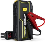 VoltSugre Booster Batterie Voiture 3000 Amp (7.0L+ Essence / 5.5L+ Diesel) Démarreur Portable Jump Starter Puissant pour Batterie au Lithium 12V