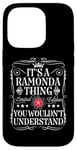 Coque pour iPhone 14 Pro Le nom de Ramonda est une histoire de Ramonda que vous ne comprendriez pas